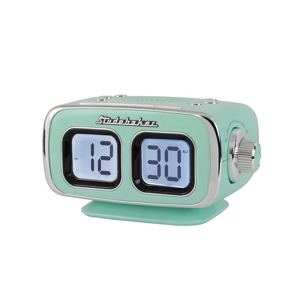 商品Studebaker|SB3500TE Roommate Retro Digital Bluetooth AM/FM Clock Radio,价格¥373,第2张图片详细描述