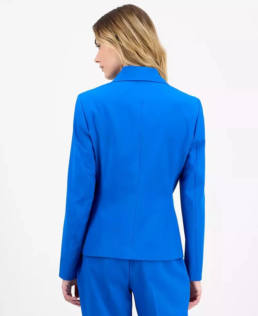 商品Le Suit|Women's Crepe One-Button Straight-Leg Pantsuit Set, Regular & Petite,价格¥515,第5张图片详细描述