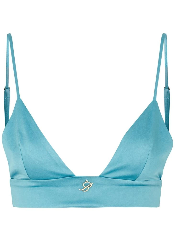 商品BLUMARINE|Satin bra top,价格¥1472,第1张图片