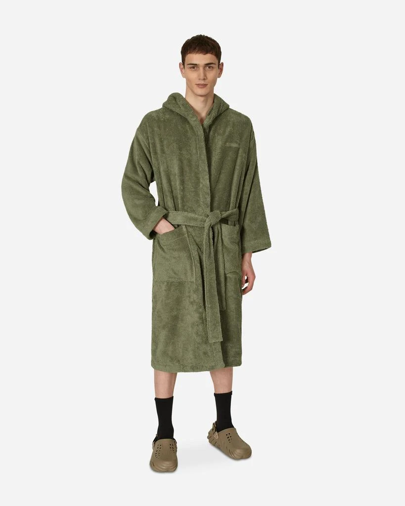 商品Off-White|Bookish Hooded Bathrobe Green,价格¥1395,第4张图片详细描述