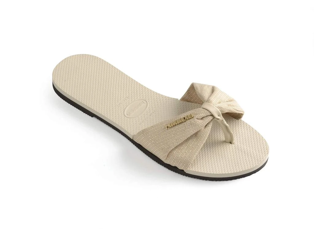 商品Havaianas|You St. Tropez Shine Flip Flop Sandal,价格¥317,第3张图片详细描述