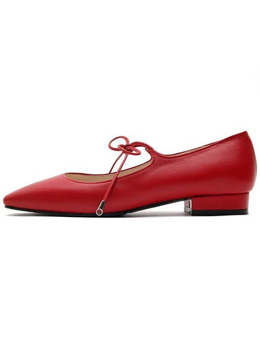 商品KAREN WHITE|Girlish Ribbon Flat Shoes,价格¥1210,第3张图片详细描述
