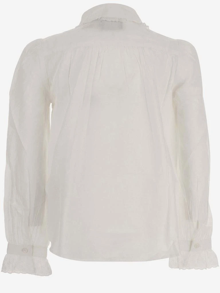 商品Ralph Lauren|Cotton Shirt With Embroidery,价格¥1361,第3张图片详细描述