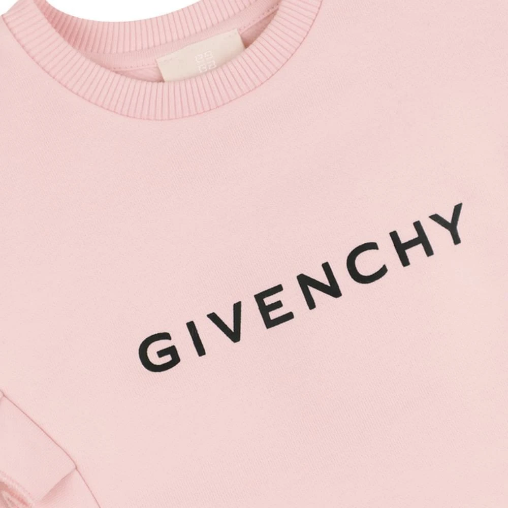 商品Givenchy|Pale Pink Baby Girls Sweatshirt Dress,价格¥885,第2张图片详细描述