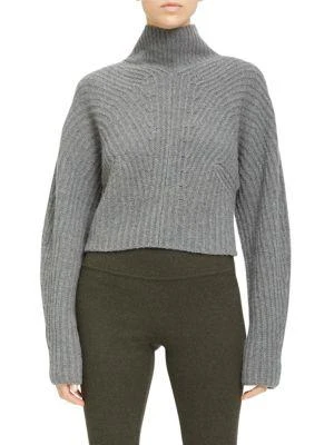 商品Theory|​Sculpted Wool-Cashmere Sweater,价格¥774,第1张图片