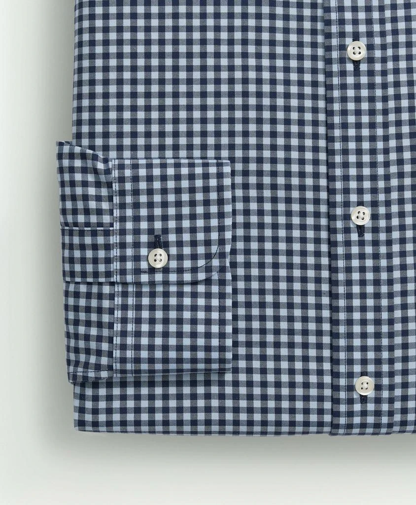 商品Brooks Brothers|Stretch Supima® Cotton Non-Iron Pinpoint Oxford Ainsley Collar, Gingham Dress Shirt,价格¥494,第4张图片详细描述