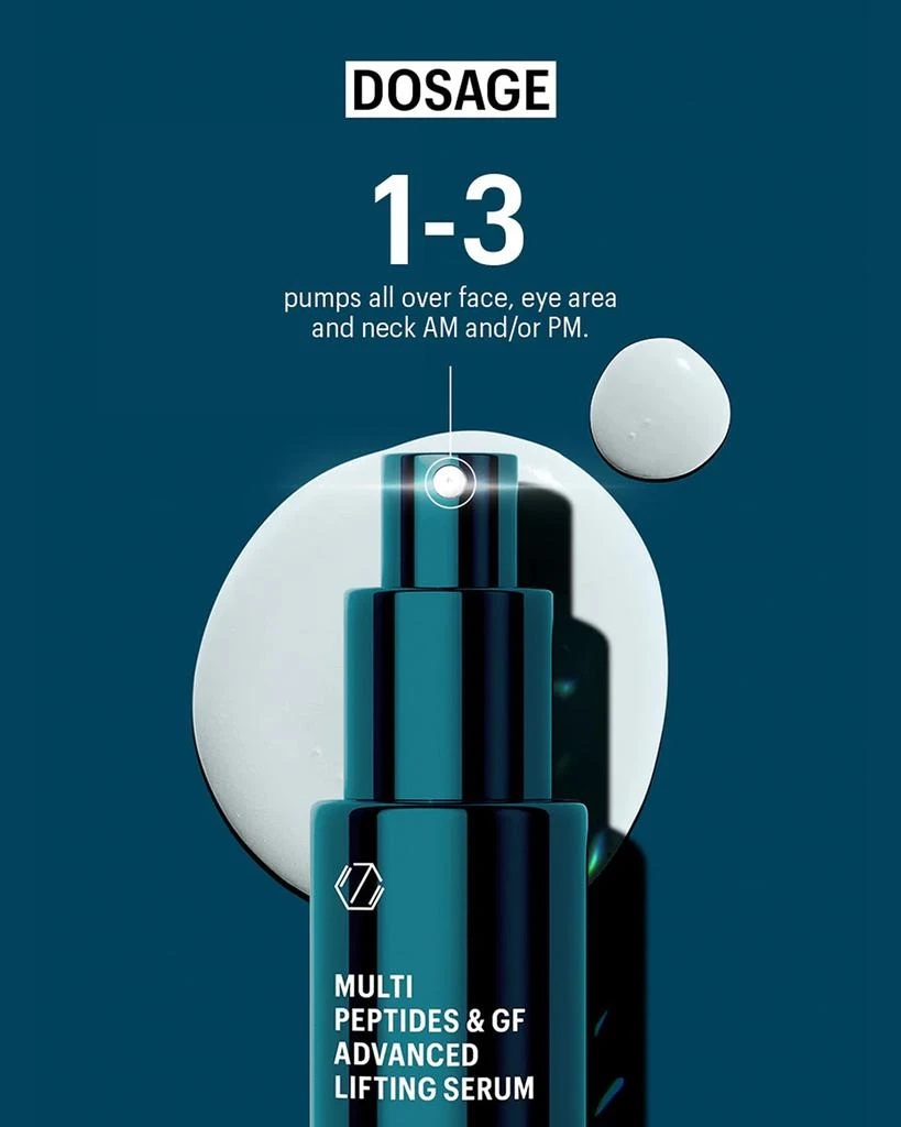 商品Allies of Skin|Multi Peptides and Growth Factor Advanced Lifting Serum, 1.69 oz.,价格¥2128,第2张图片详细描述