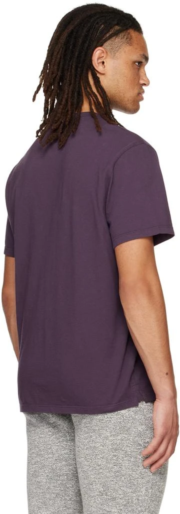 商品Vince|Purple Garment Dye T-Shirt,价格¥491,第3张图片详细描述