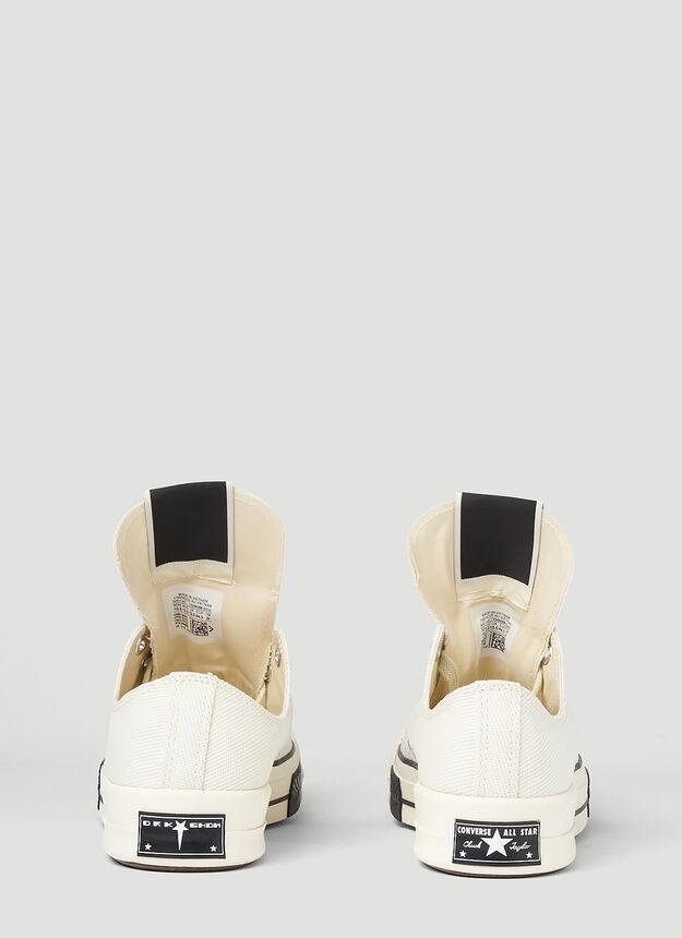 商品Rick Owens|DRKSTR Chuck 70 Low Top Sneakers in White,价格¥547,第6张图片详细描述