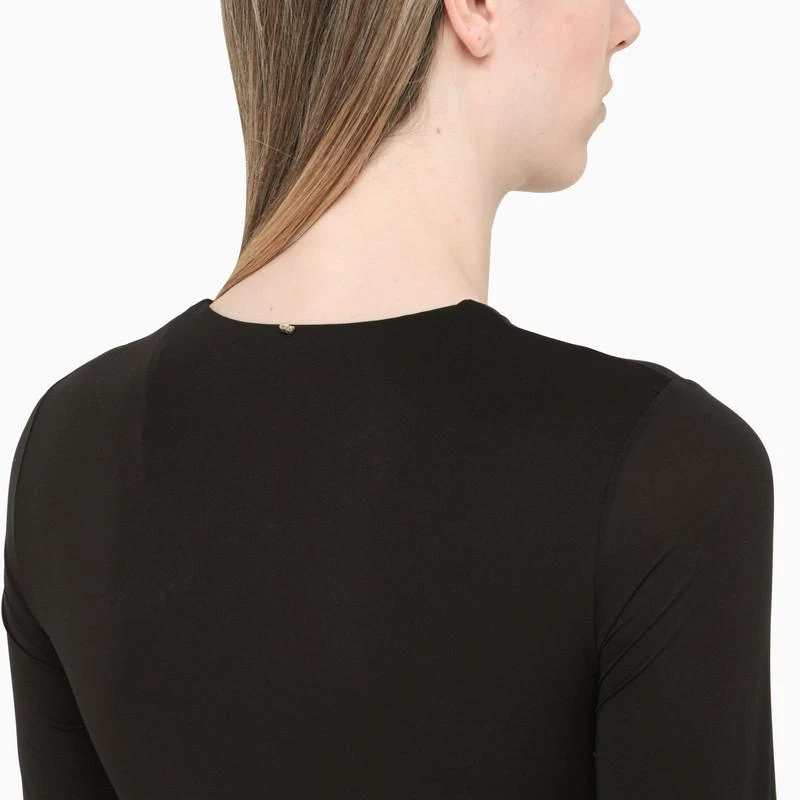 商品Max Mara|Potente black long sleeves t-shirt,价格¥687,第4张图片详细描述