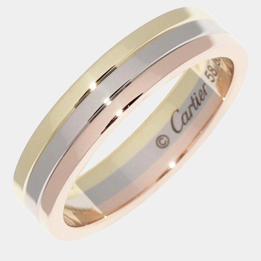 商品[二手商品] Cartier|Cartier 18K Yellow Gold 18K White Gold 18K Pink Gold Vendome Ring,价格¥13833,第1张图片