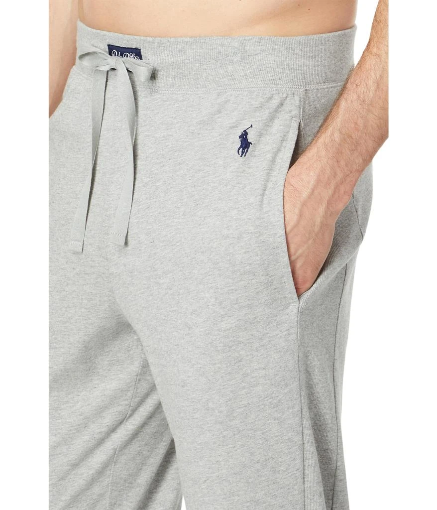 商品Ralph Lauren|Cotton Rib Waistband Pajama Joggers w/ Ribbed Side Panel,价格¥364,第3张图片详细描述
