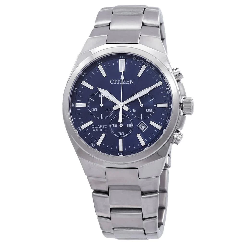 商品Citizen|Chronograph Quartz Blue Dial Men's Watch AN8170-59L,价格¥750,第1张图片