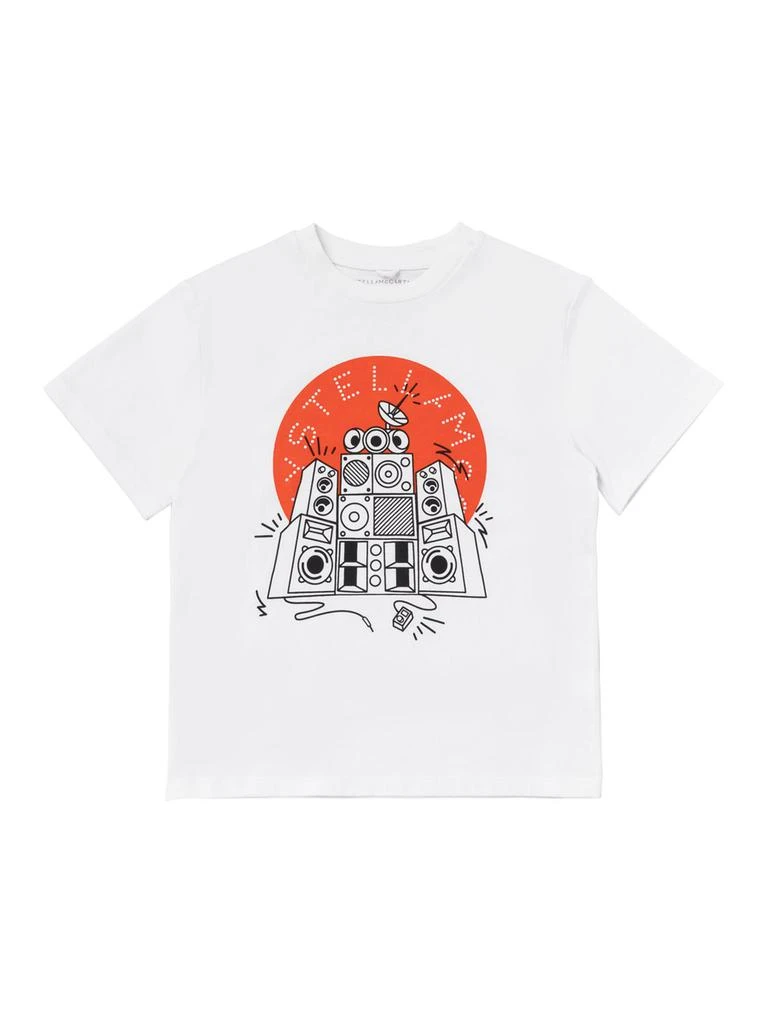 商品Stella McCartney|Stereo Print Organic Cotton T-shirt,价格¥324,第1张图片