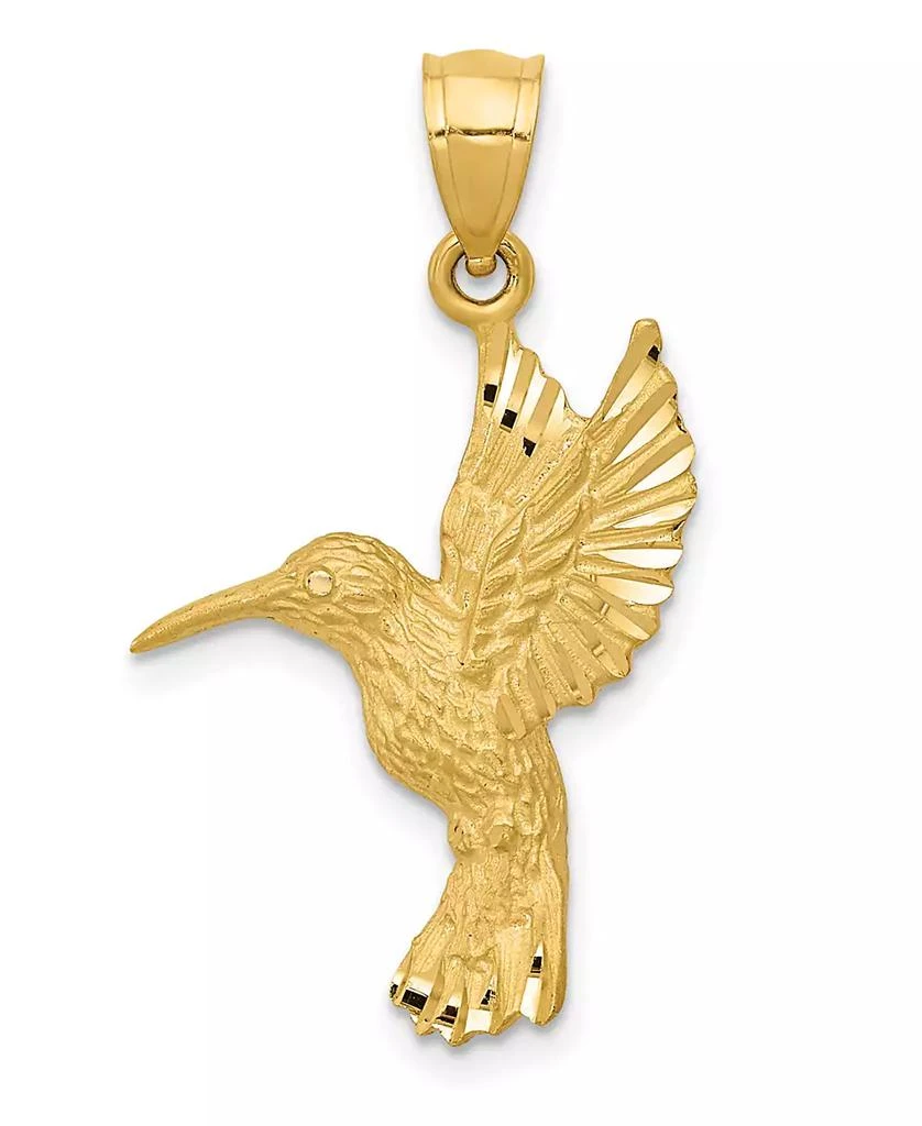 商品Macy's|Hummingbird Pendant in 14k Yellow Gold,价格¥3819,第1张图片