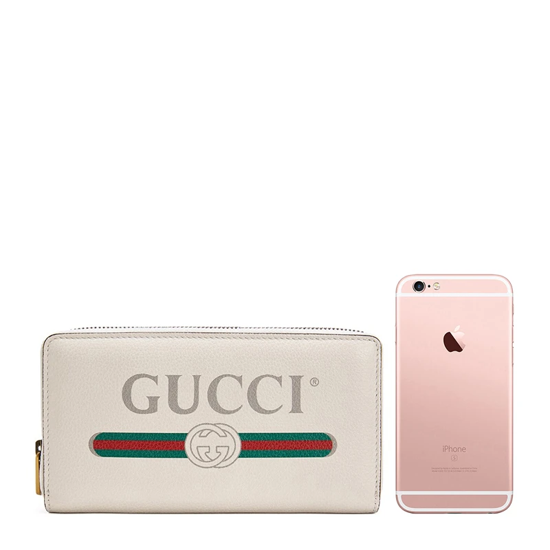 GUCCI 白色男士长款钱夹 496317-0GCAT-8820 商品