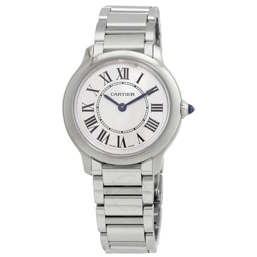 商品Cartier|Ronde Must De Cartier Quartz Silver Dial Ladies Watch WSRN0033,价格¥22180,第1张图片