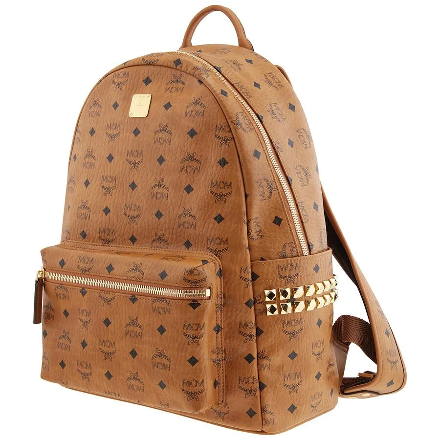 商品MCM|Visetos Stark Studs Medium Backpack - Cognac,价格¥4818,第1张图片