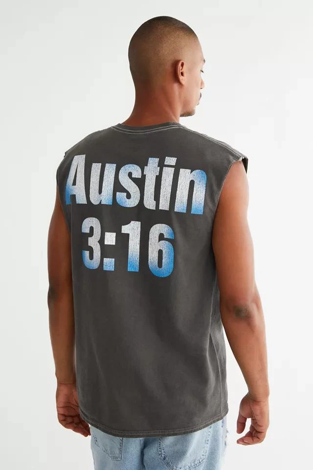 商品Urban Outfitters|Stone Cold Steve Austin Muscle Tee,价格¥264,第3张图片详细描述