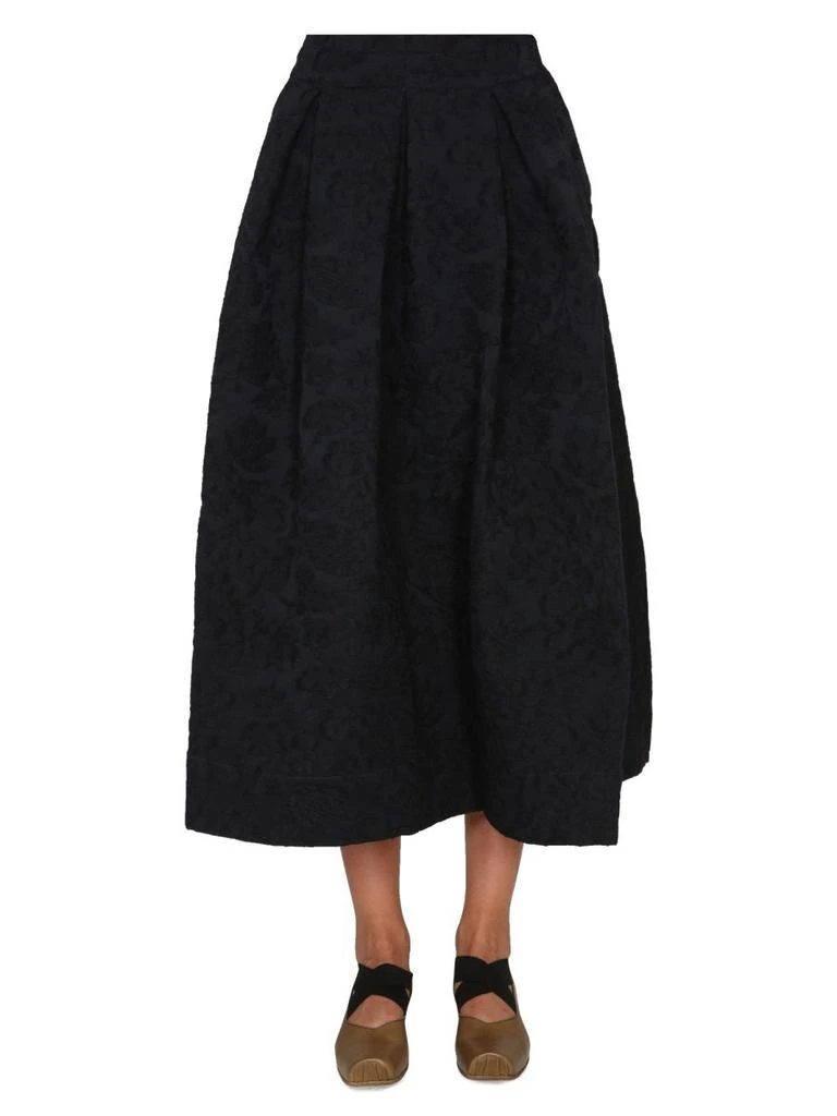 商品Uma Wang|Uma Wang Women&#39;s  Black Other Materials Skirt,价格¥6720,第2张图片详细描述