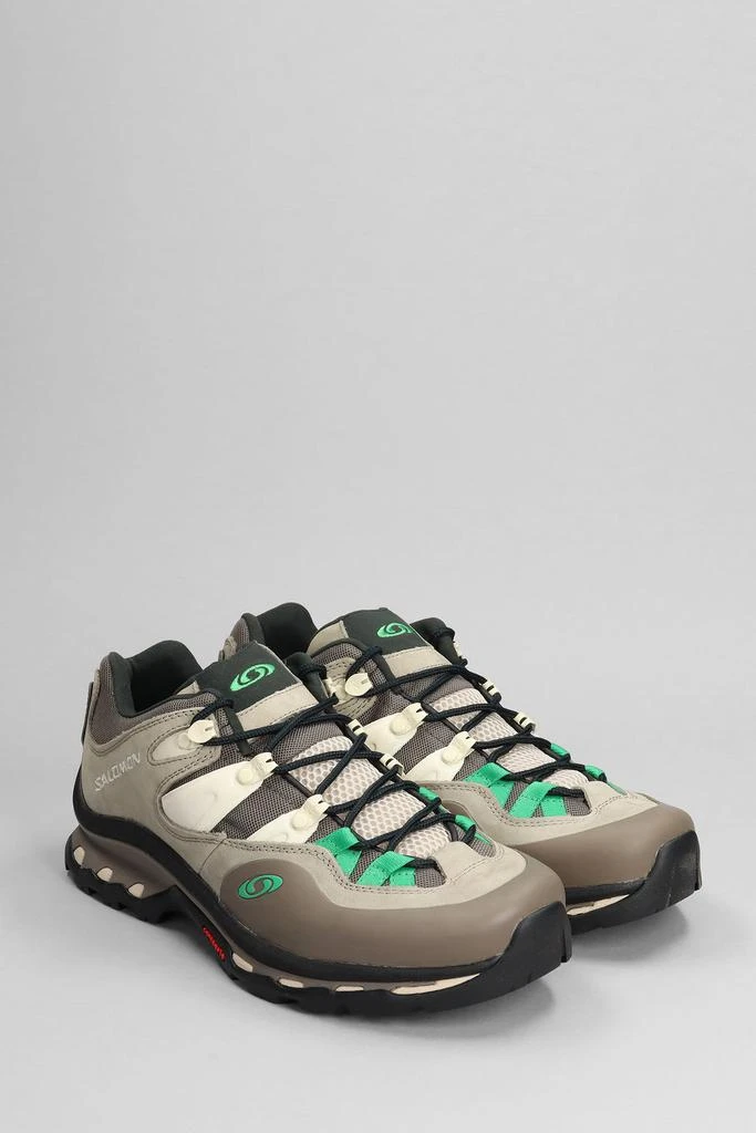商品Salomon|Xt-quest 2 Sneakers In Brown Leather And Fabric,价格¥1080,第2张图片详细描述