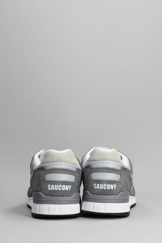 Saucony Shadow 5000 Sneakers In Grey Suede And Fabric商品第4张图片规格展示