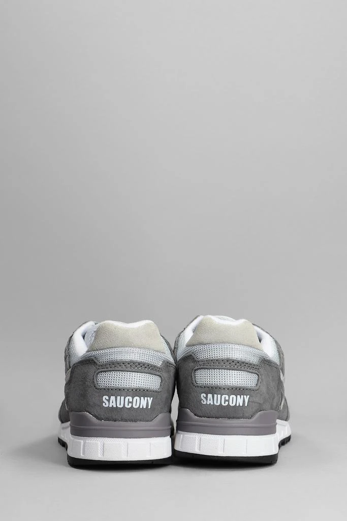 商品Saucony|Saucony Shadow 5000 Sneakers In Grey Suede And Fabric,价格¥941,第4张图片详细描述