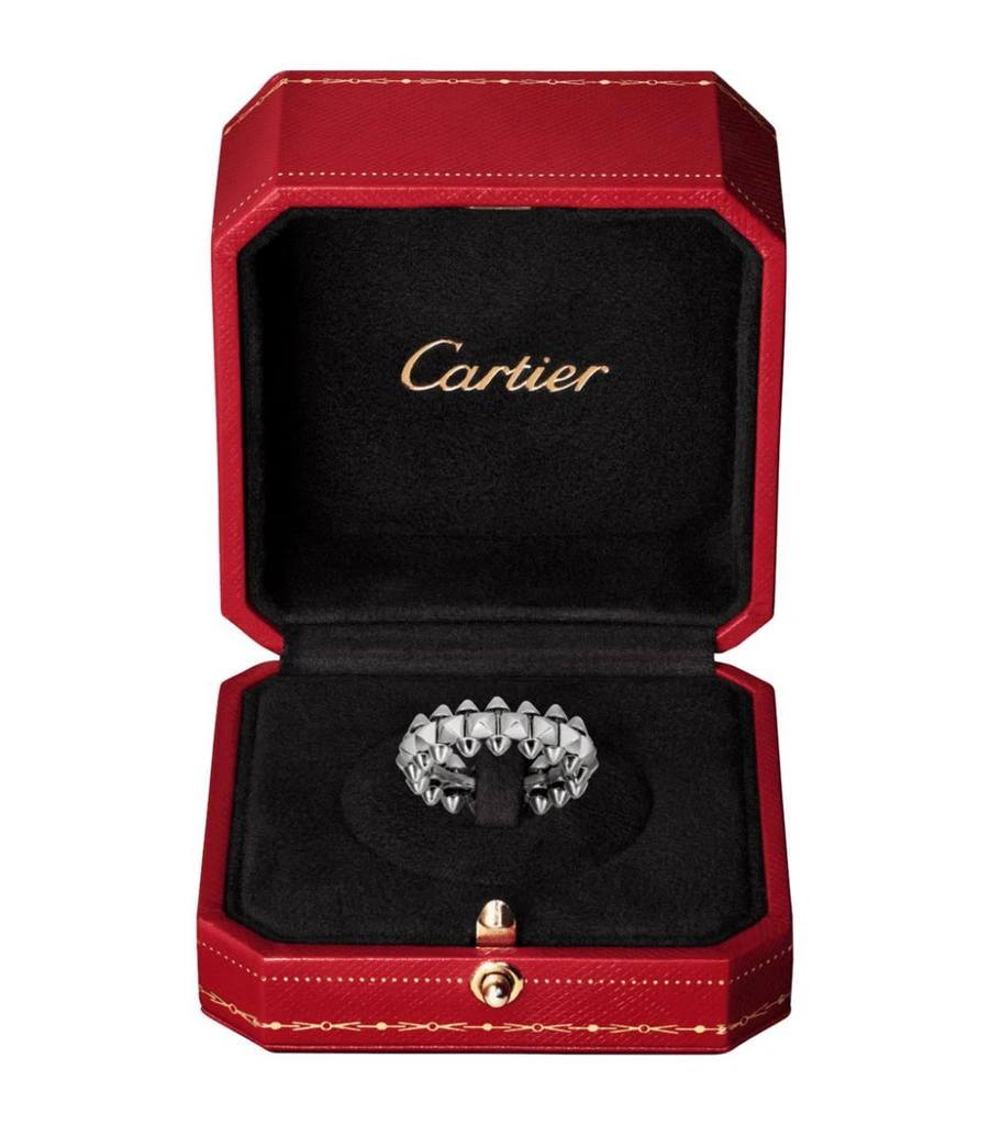 商品Cartier|Medium Rhodium-Finished White Gold Clash de Cartier Ring,价格¥38032,第2张图片详细描述