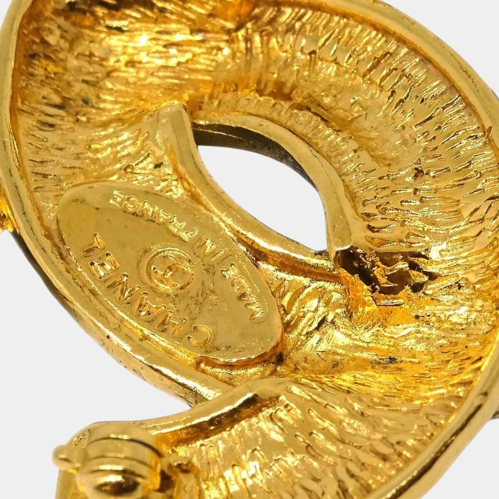商品[二手商品] Chanel|Chanel Gold Plated Quilted CC Brooch Pin,价格¥8700,第4张图片详细描述