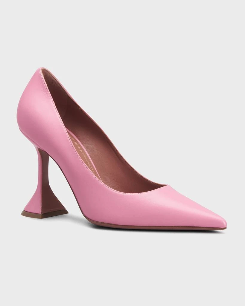 商品Amina Muaddi|Ami Lambskin Pedestal Pumps,价格¥2209,第2张图片详细描述