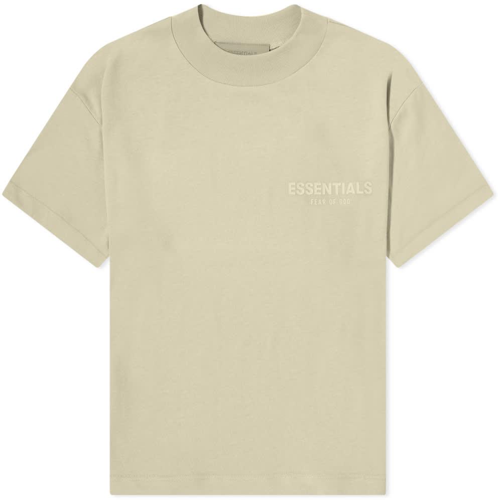 Fear of God ESSENTIALS Logo Tee - Wheat商品第1张图片规格展示