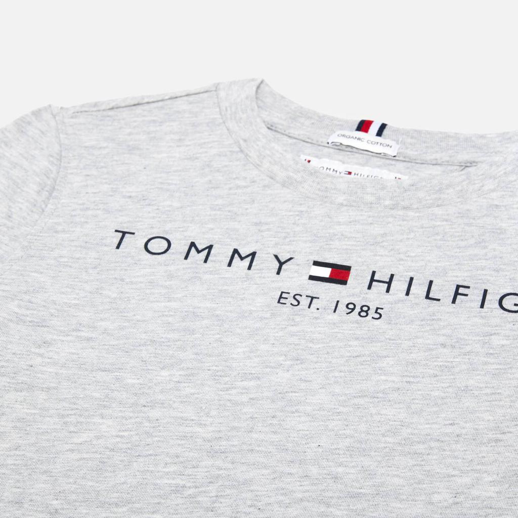 Tommy Hilfiger Kids' Essential Short Sleeve T-Shirt - Light Grey Heather商品第3张图片规格展示