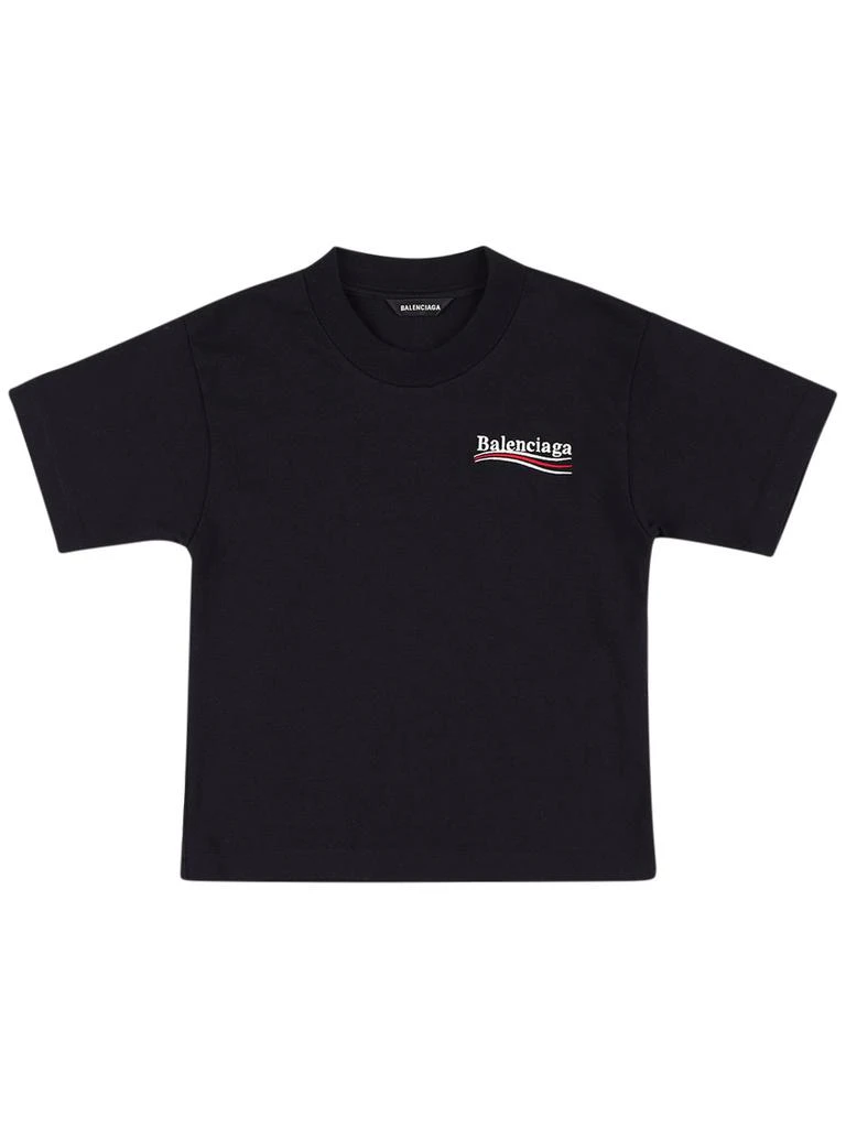 商品Balenciaga|儿童刺绣棉质 T 恤,价格¥1934,第1张图片
