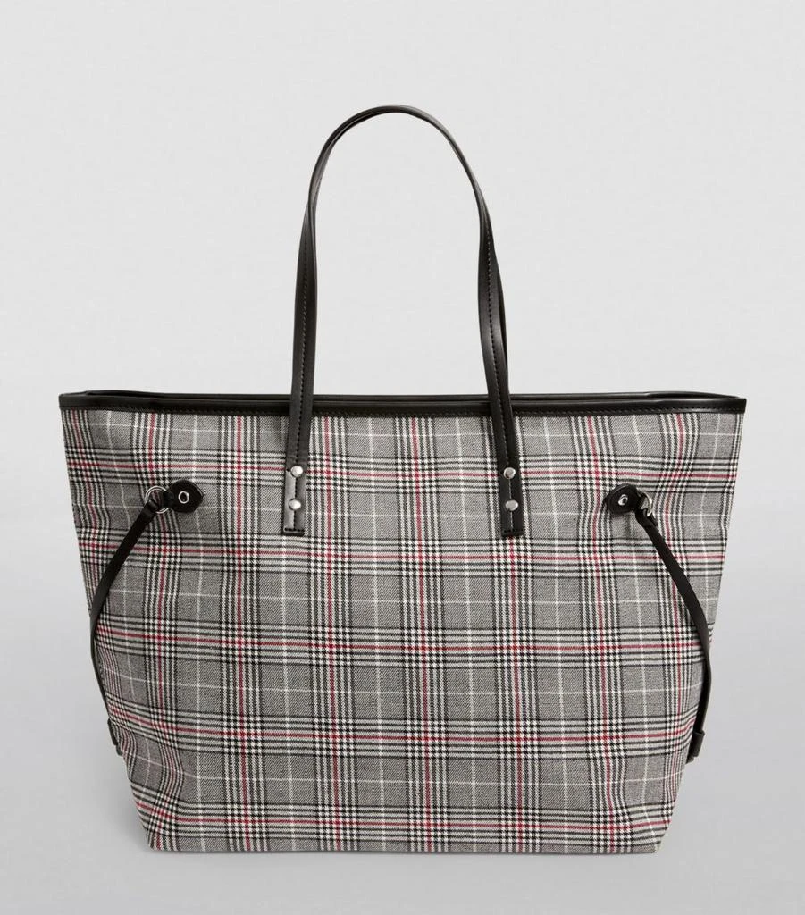 商品Harrods|Southbank Grey Check Tote Bag,价格¥611,第3张图片详细描述