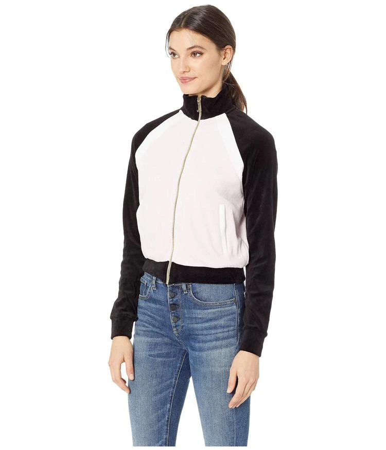 商品Juicy Couture|Velour Color Blocked Zip-Up,价格¥209,第2张图片详细描述