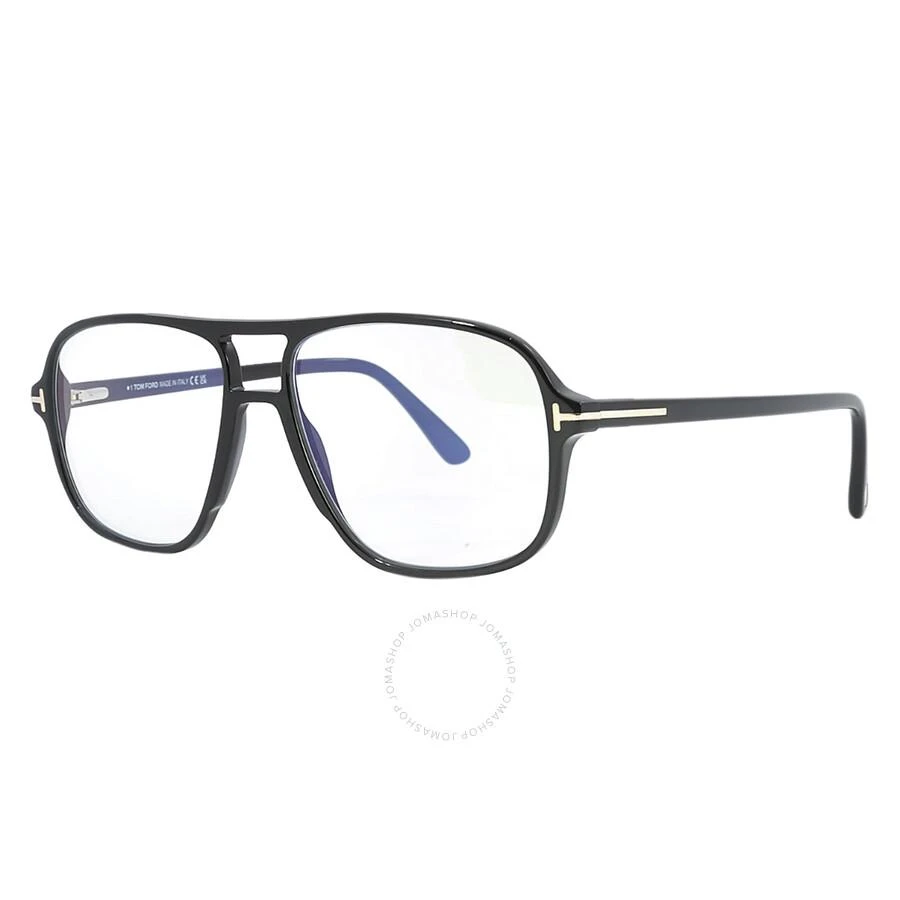 商品Tom Ford|Blue Light Block Navigator Men's Eyeglasses FT5737-B 001 56,价格¥1253,第3张图片详细描述