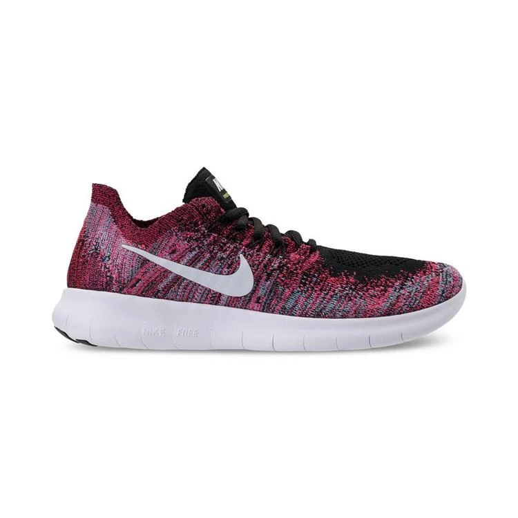 商品NIKE|Women's Free Run Flyknit 2017 Running Sneakers from Finish Line,价格¥667,第2张图片详细描述