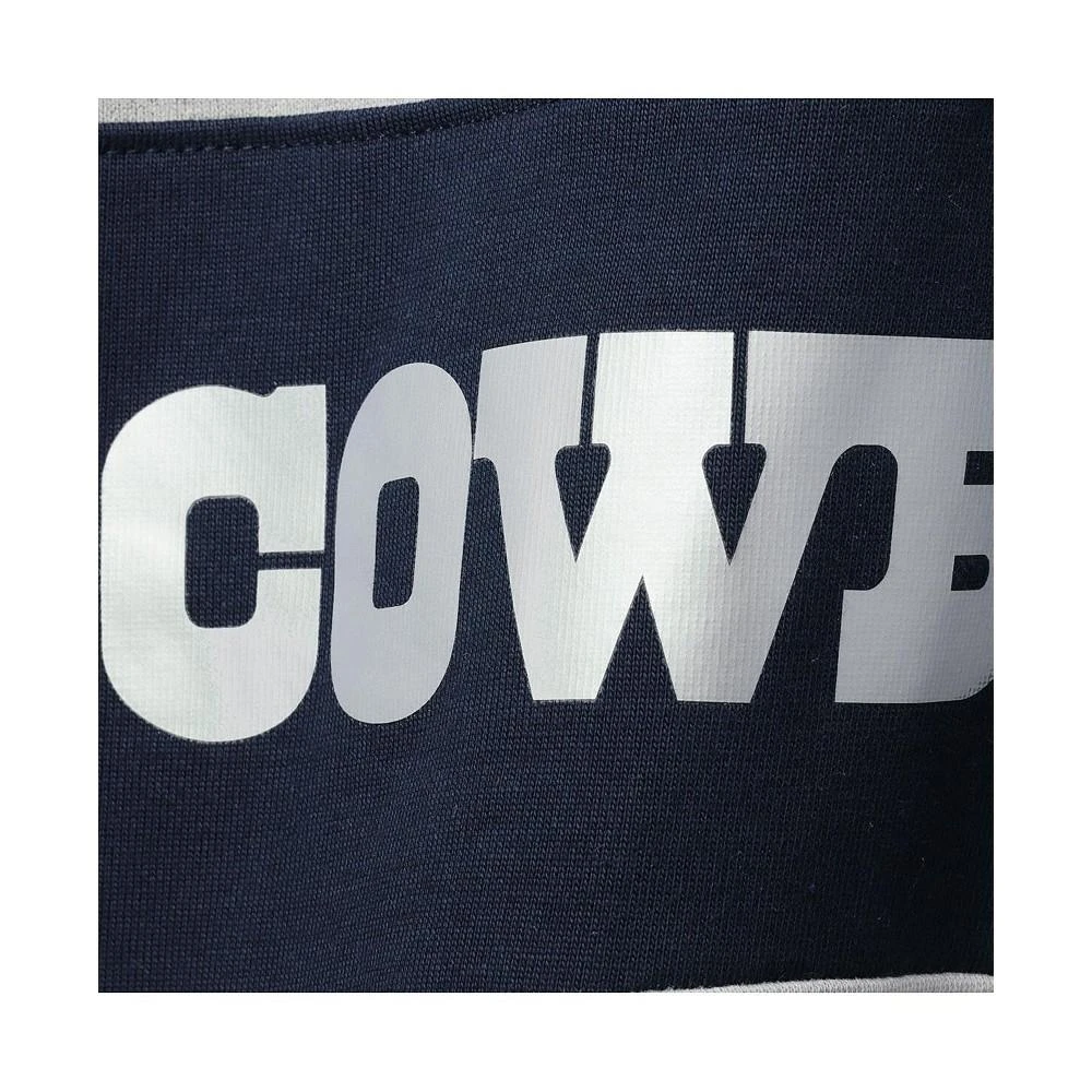 商品Tommy Hilfiger|Men's Heathered Gray Dallas Cowboys Rugby Long Sleeve Polo,价格¥899,第4张图片详细描述