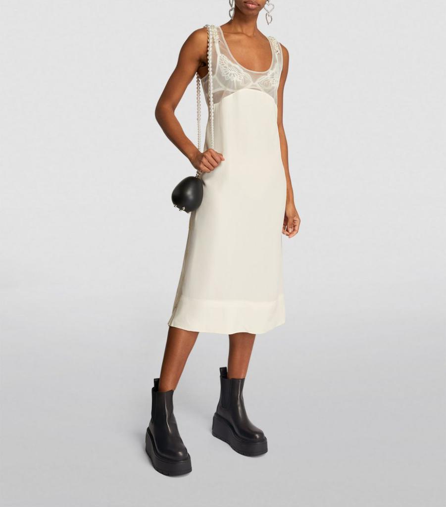 Sheer Top Midi Dress商品第2张图片规格展示