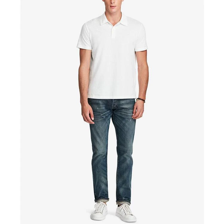 Men's Classic-Fit Slub Cotton Mesh Polo Shirt 商品