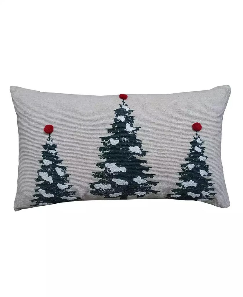 商品Vibhsa|Evergreen Trees Decorative Pillow, 14" x 24",价格¥269,第1张图片