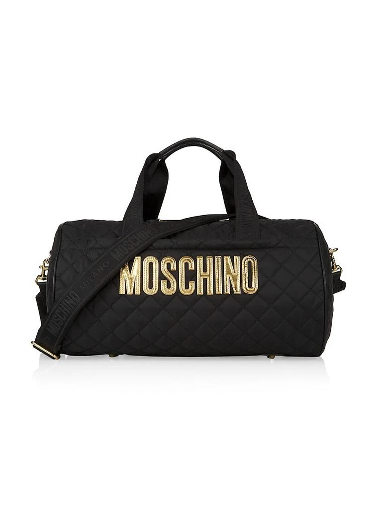 商品Moschino|Logo Quilted Nylon Travel Bag,价格¥6675,第1张图片