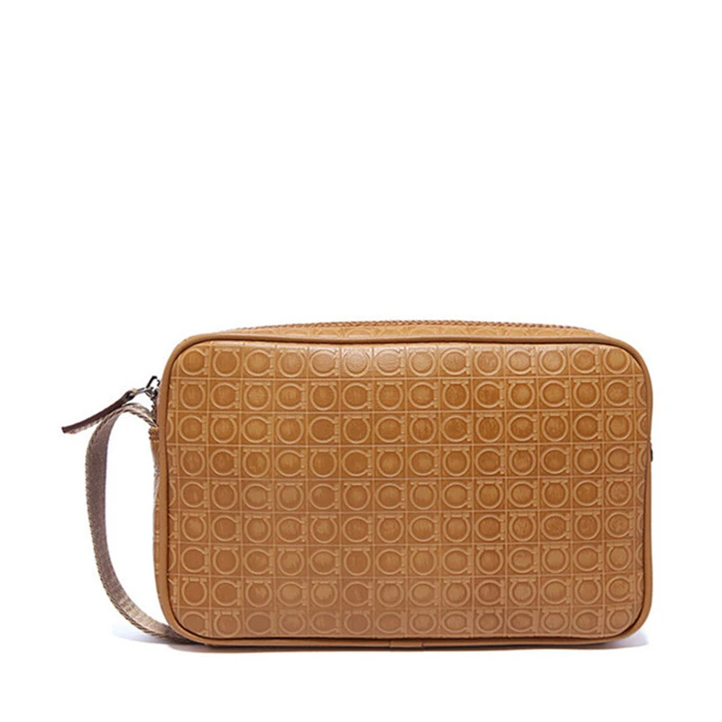 商品[国内直发] Salvatore Ferragamo|Salvatore Ferragamo 菲拉格慕 GAMMA SOFT系列男士印花手拎包 24-9490-0608825,价格¥1841,第1张图片