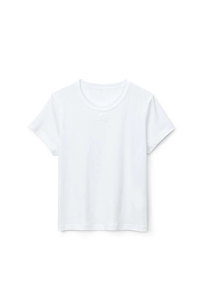 商品Alexander Wang|女式 棉质平纹针织蓬松徽标T恤,价格¥1104,第1张图片
