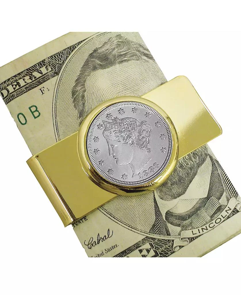 商品American Coin Treasures|Men's 1883 First-Year-Of-Issue Liberty Nickel Coin Money Clip,价格¥375,第1张图片