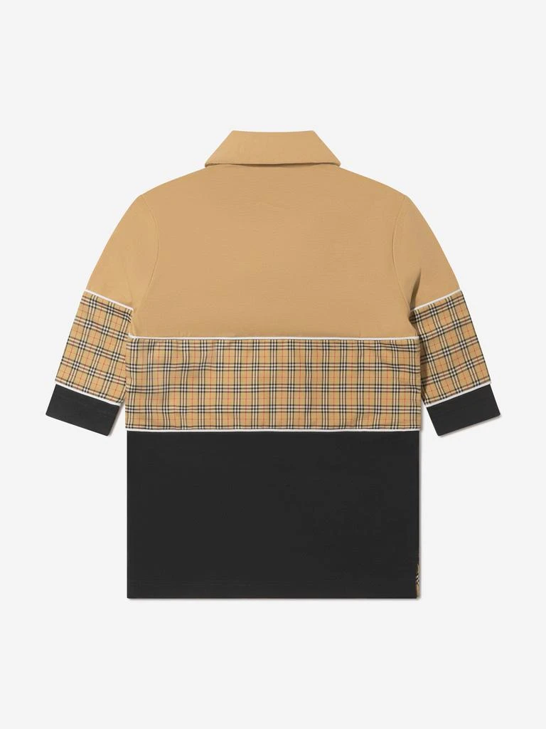商品Burberry|Burberry Girls Long Sleeve Mandie Polo Dress,价格¥1029,第2张图片详细描述