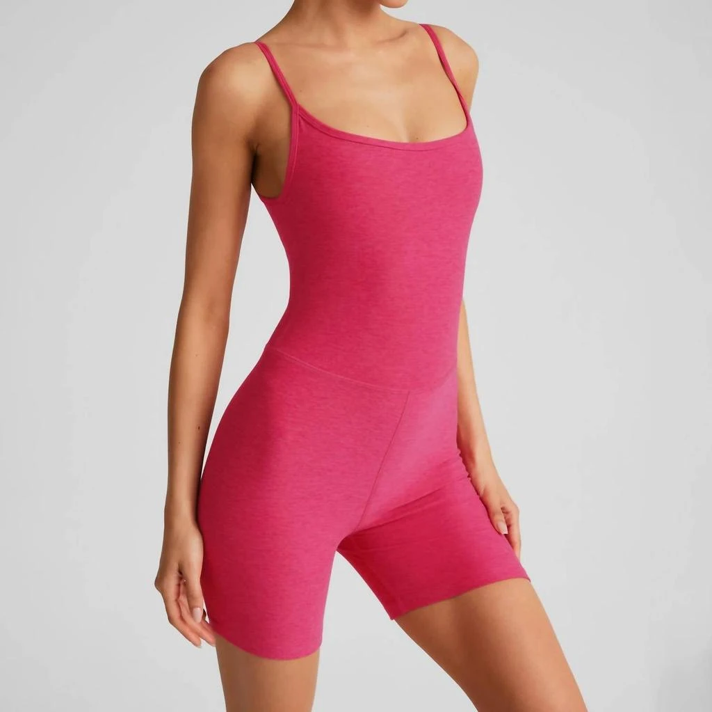 商品Beyond yoga|Beyond Yoga - Spacedye Keep Pace Biker Jumpsuit,价格¥665,第2张图片详细描述