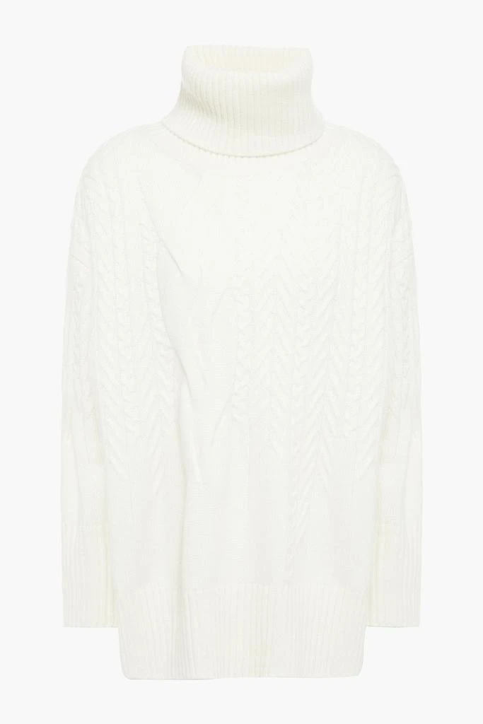 商品N.PEAL|Cable-knit cashmere turtleneck sweater,价格¥4058,第3张图片详细描述