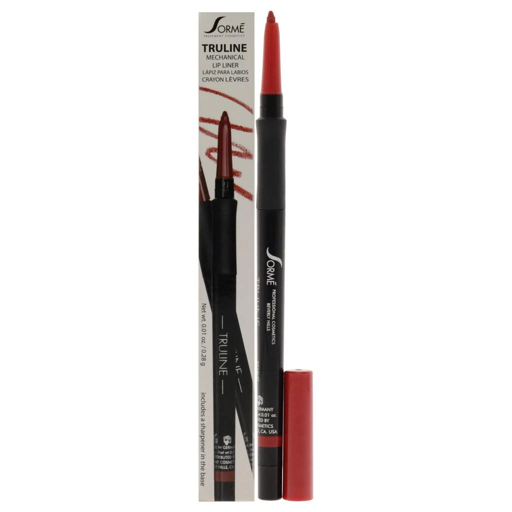 商品Sorme Cosmetics|Truline Mechanical Lipliner - MPL04 Scarlet by  for Women - 0.01 oz Lip Liner,价格¥121,第1张图片