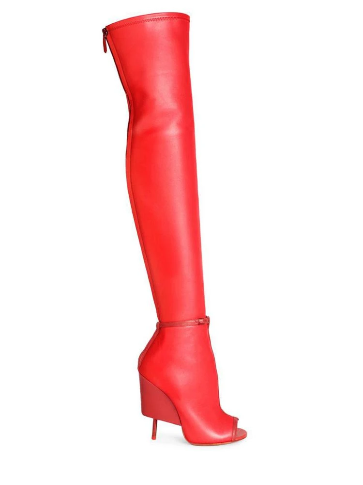 商品Givenchy|Screw Over-The-Knee Leather Boots,价格¥19674,第4张图片详细描述